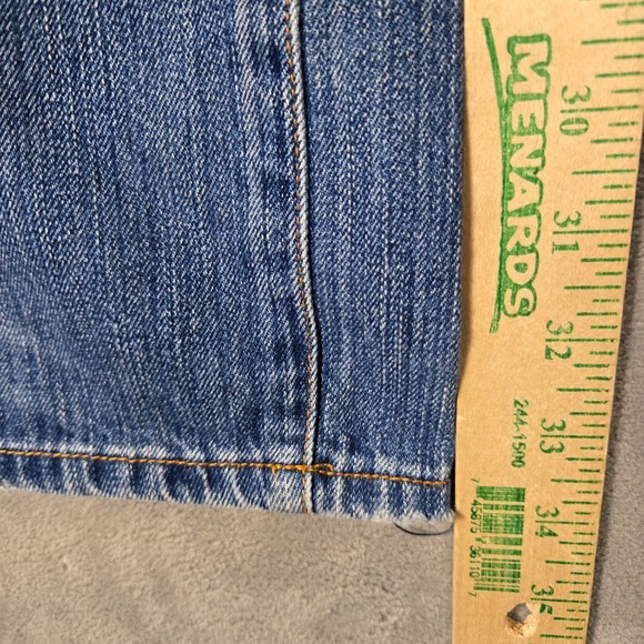 Vintage‎ Sean John Baggy wide leg Y2K Jeans mens 38x34 knee patches blue hip hop - Picture 9 of 11